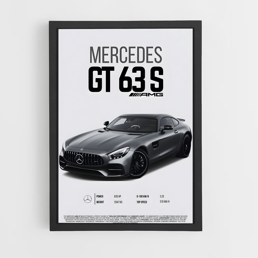 Poster Mercedes GT350 Rêve Éthéré (vue 2)